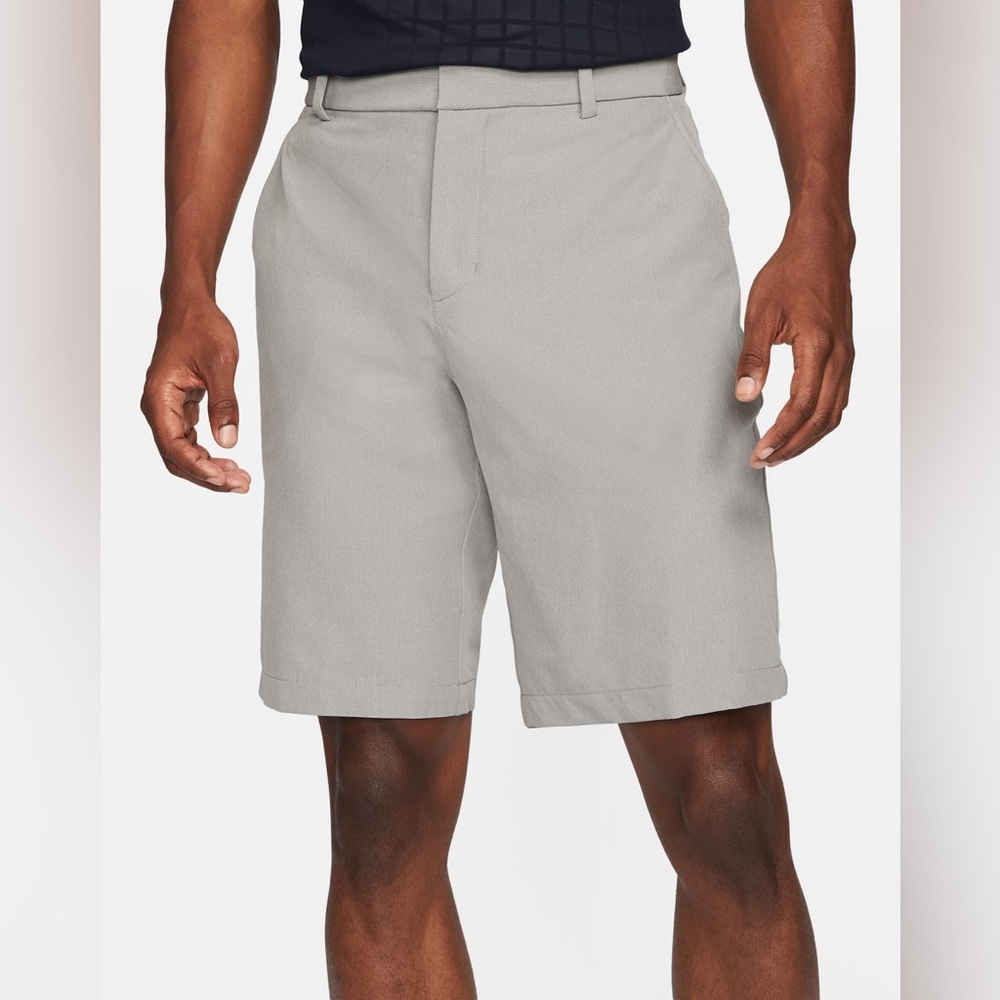 Nike Dri-FIT Men's Golf Shorts 36 Waist Flat Front in Gray